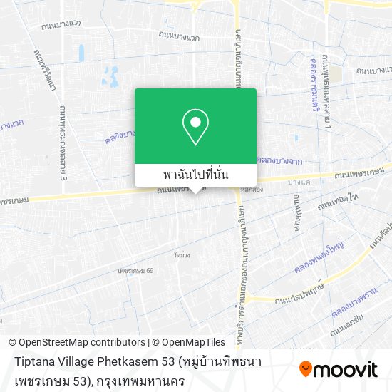 Tiptana Village Phetkasem 53 (หมู่บ้านทิพธนา เพชรเกษม 53) แผนที่