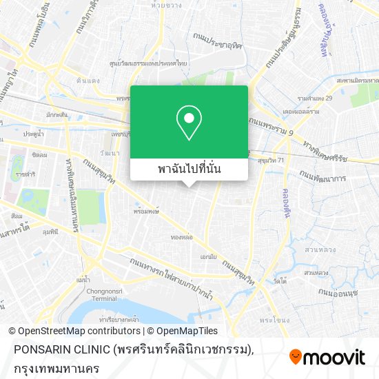 PONSARIN CLINIC (พรศรินทร์คลินิกเวชกรรม) แผนที่