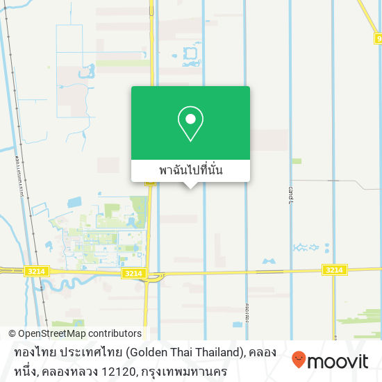 ทองไทย ประเทศไทย (Golden Thai Thailand), คลองหนึ่ง, คลองหลวง 12120 แผนที่