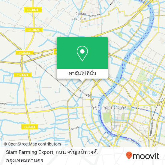 Siam Farming Export, ถนน จรัญสนิทวงศ์ แผนที่