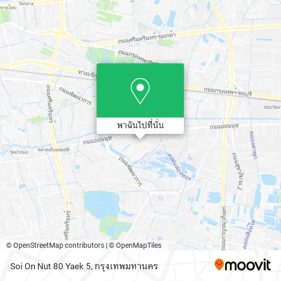Soi On Nut 80 Yaek 5 แผนที่