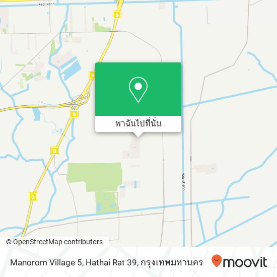Manorom Village 5, Hathai Rat 39 แผนที่
