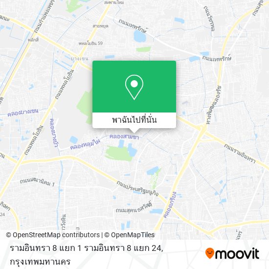 รามอินทรา 8 แยก 1 รามอินทรา 8 แยก 24 แผนที่