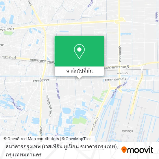 ธนาคารกรุงเทพ (เวสเทิร์น ยูเนี่ยน ธนาคารกรุงเทพ) แผนที่