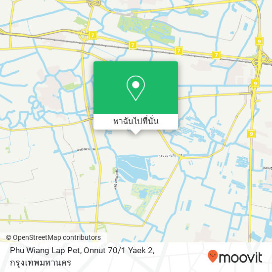 Phu Wiang Lap Pet, Onnut 70 / 1 Yaek 2 แผนที่