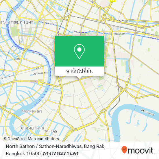 North Sathon / Sathon-Naradhiwas, Bang Rak, Bangkok 10500 แผนที่