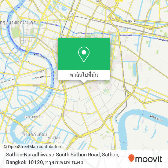 Sathon-Naradhiwas / South Sathon Road, Sathon, Bangkok 10120 แผนที่