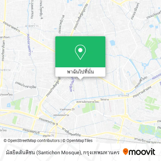 มัสยิดสันติชน (Santichon Mosque) แผนที่