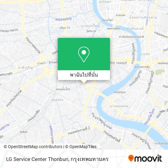 LG Service Center Thonburi แผนที่