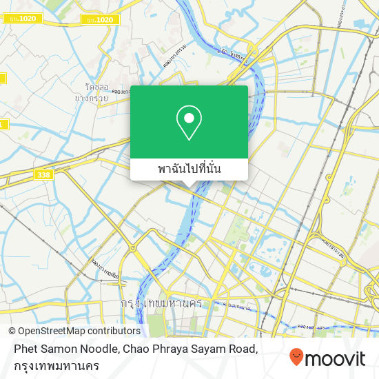 Phet Samon Noodle, Chao Phraya Sayam Road แผนที่