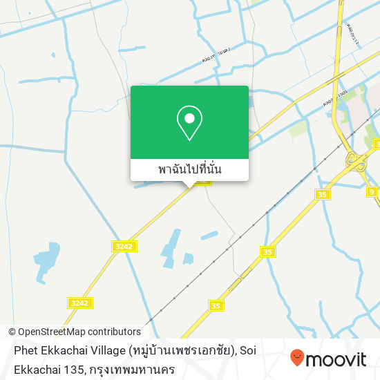 Phet Ekkachai Village (หมู่บ้านเพชรเอกชัย), Soi Ekkachai 135 แผนที่