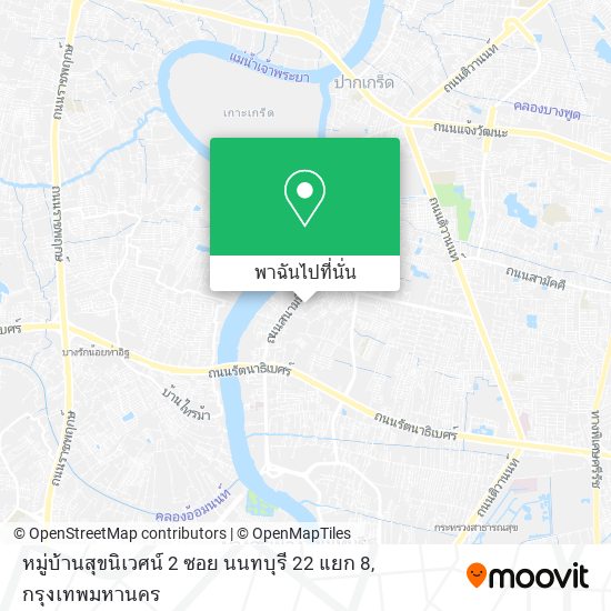 หมู่บ้านสุขนิเวศน์ 2 ซอย นนทบุรี 22 แยก 8 แผนที่