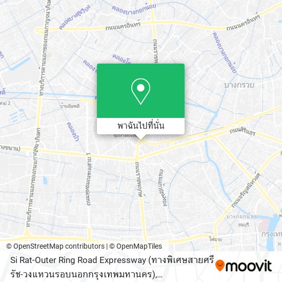 Si Rat-Outer Ring Road Expressway (ทางพิเศษสายศรีรัช-วงแหวนรอบนอกกรุงเทพมหานคร) แผนที่