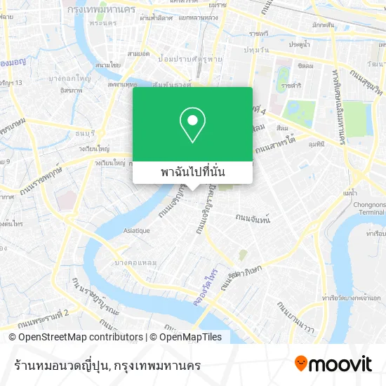 ร้านหมอนวดญี่ปุน แผนที่