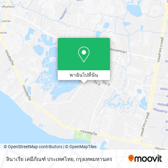 ลินาเรีย เคมีภัณฑ์ ประเทศไทย แผนที่