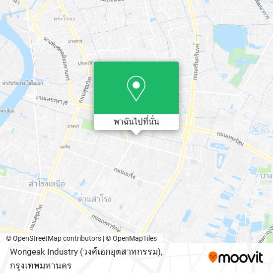 Wongeak Industry (วงศ์เอกอุตสาหกรรม) แผนที่