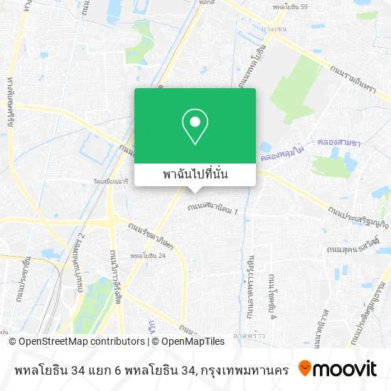 พหลโยธิน 34 แยก 6 พหลโยธิน 34 แผนที่