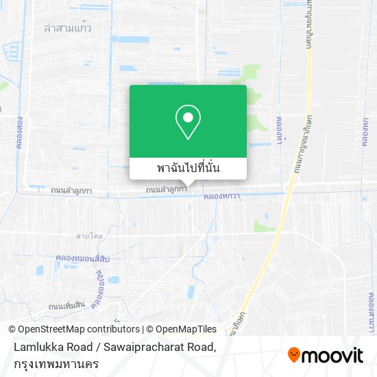 Lamlukka Road / Sawaipracharat Road แผนที่
