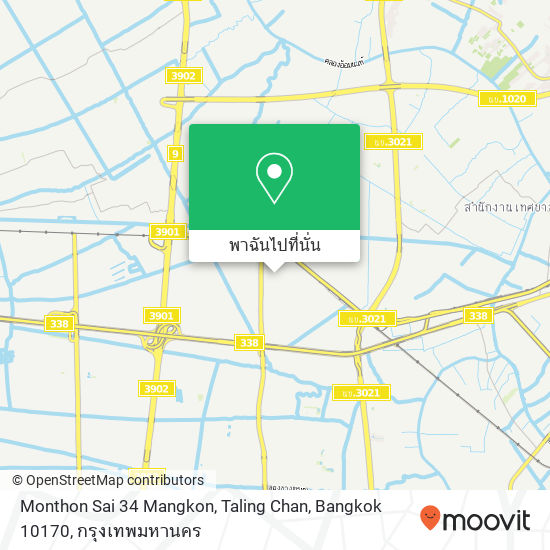 Monthon Sai 34 Mangkon, Taling Chan, Bangkok 10170 แผนที่