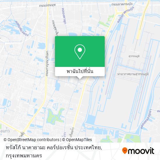 ทรัสโก้ นาคายามะ คอร์ปอเรชั่น ประเทศไทย แผนที่