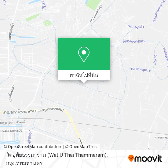 วัดอุทัยธรรมาราม (Wat U Thai Thammaram) แผนที่