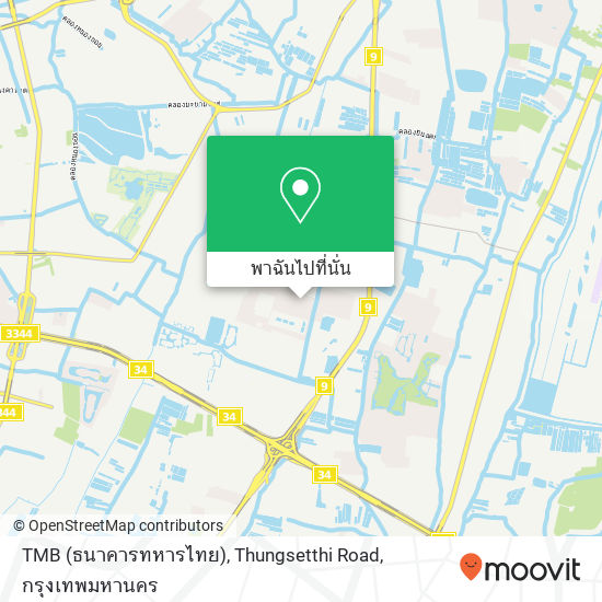 TMB (ธนาคารทหารไทย), Thungsetthi Road แผนที่