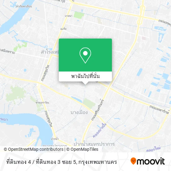 ที่ดินทอง 4 / ที่ดินทอง 3 ซอย 5 แผนที่