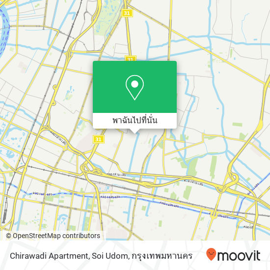 Chirawadi Apartment, Soi Udom แผนที่