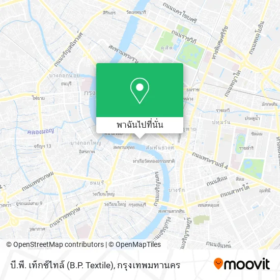 บี.พี. เท็กซ์ไทล์ (B.P. Textile) แผนที่