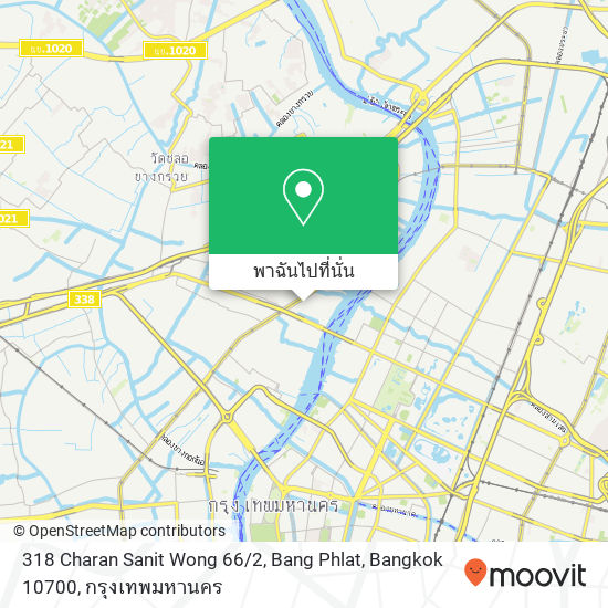 318 Charan Sanit Wong 66 / 2, Bang Phlat, Bangkok 10700 แผนที่
