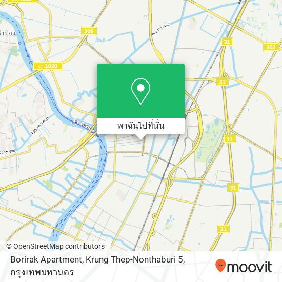 Borirak Apartment, Krung Thep-Nonthaburi 5 แผนที่