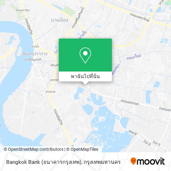 Bangkok Bank (ธนาคารกรุงเทพ) แผนที่