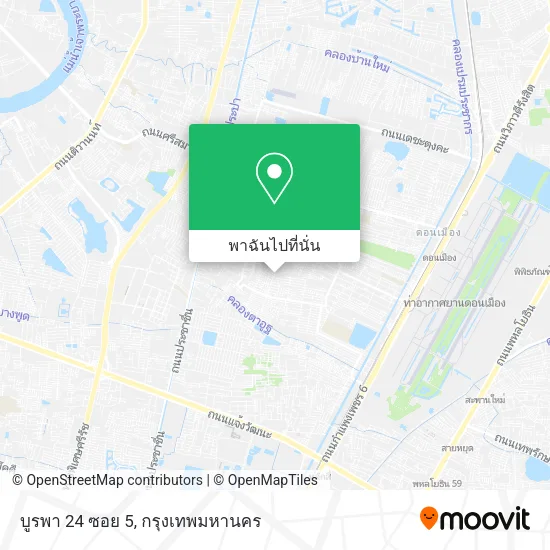 บูรพา 24 ซอย 5 แผนที่