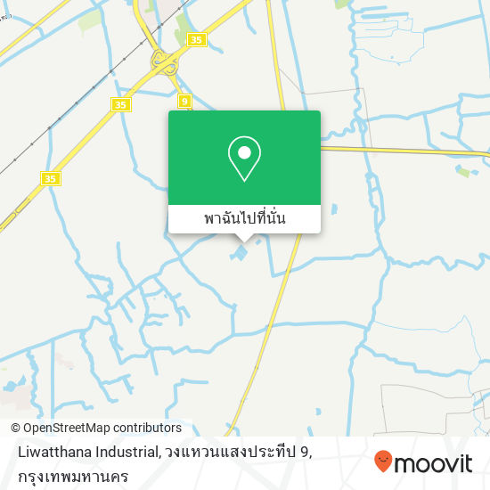 Liwatthana Industrial, วงแหวนแสงประทีป 9 แผนที่