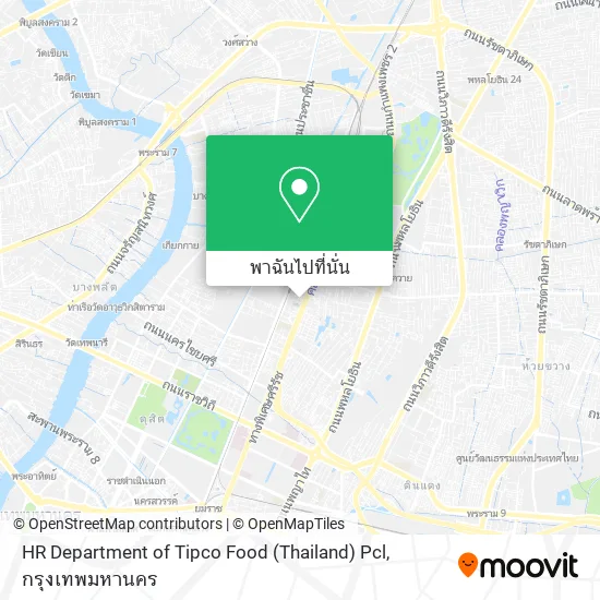 HR Department of Tipco Food (Thailand) Pcl แผนที่