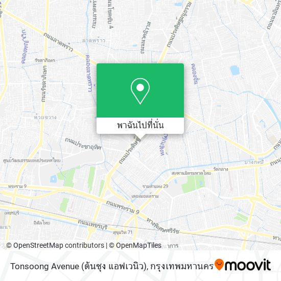 Tonsoong Avenue (ต้นซุง แอฟเวนิว) แผนที่