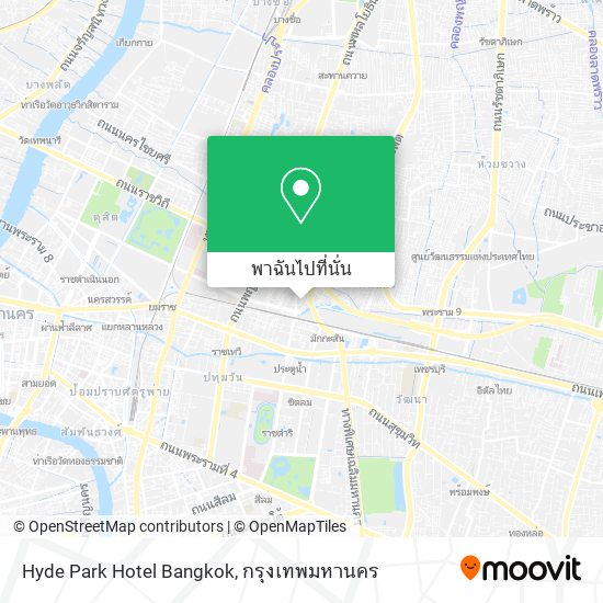 Hyde Park Hotel Bangkok แผนที่