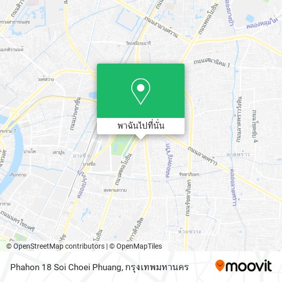 Phahon 18 Soi Choei Phuang แผนที่