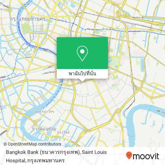 Bangkok Bank (ธนาคารกรุงเทพ), Saint Louis Hospital แผนที่