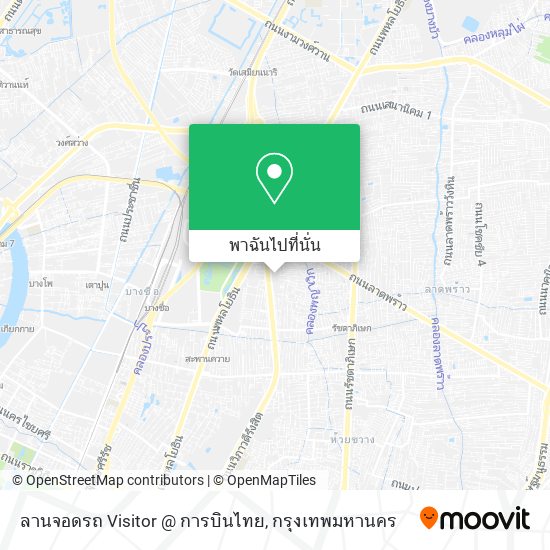 ลานจอดรถ Visitor @ การบินไทย แผนที่