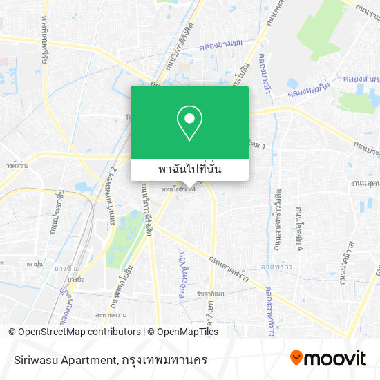 Siriwasu Apartment แผนที่