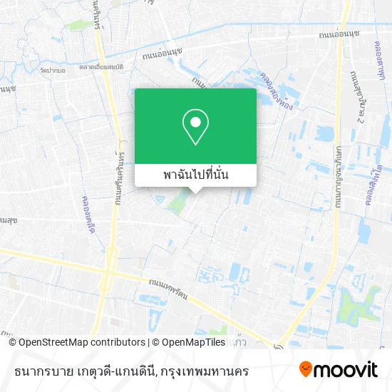 ธนากรบาย เกตุวดี-แกนดินี แผนที่