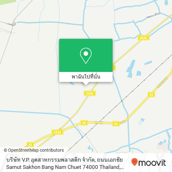 บริษัท V.P. อุตสาหกรรมพลาสติก จำกัด, ถนนเอกชัย Samut Sakhon Bang Nam Chuet‎ 74000 Thailand แผนที่