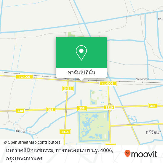 เภตราคลินิกเวชกรรม, ทางหลวงชนบท นฐ. 4006 แผนที่