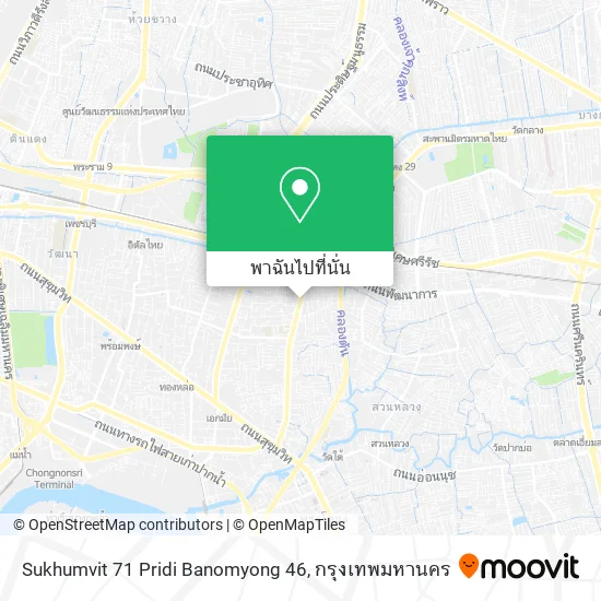 Sukhumvit 71 Pridi Banomyong 46 แผนที่