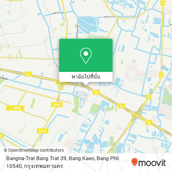 Bangna-Trat Bang Trat 39, Bang Kaeo, Bang Phli 10540 แผนที่