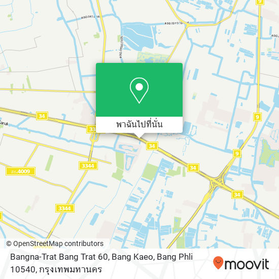 Bangna-Trat Bang Trat 60, Bang Kaeo, Bang Phli 10540 แผนที่