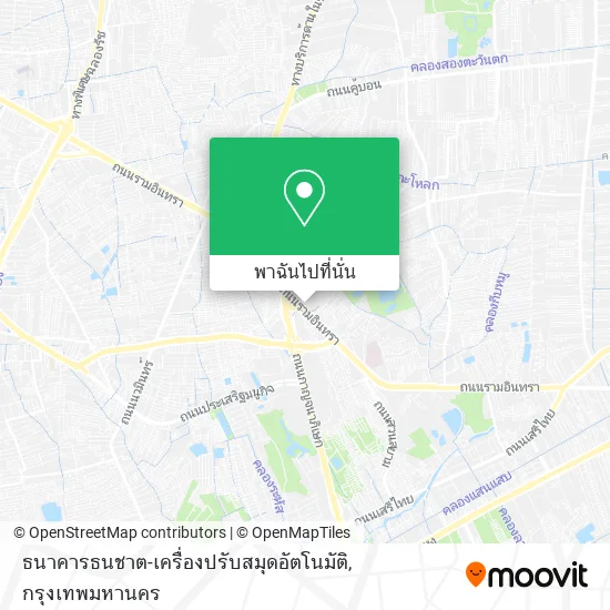 ธนาคารธนชาต-เครื่องปรับสมุดอัตโนมัติ แผนที่
