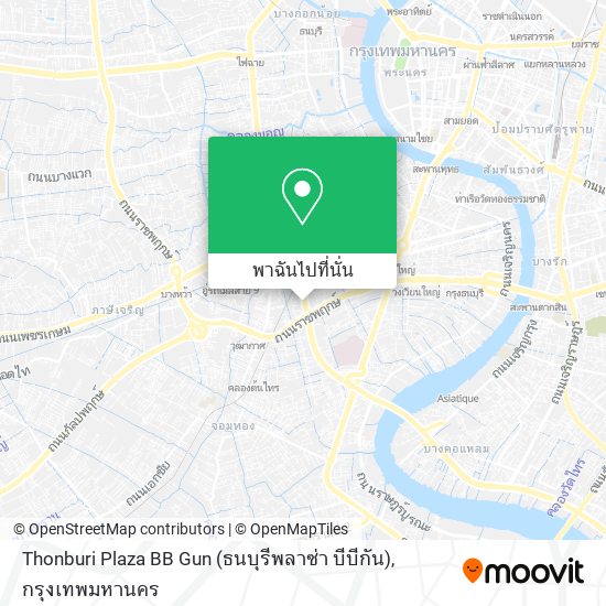 Thonburi Plaza BB Gun (ธนบุรีพลาซ่า บีบีกัน) แผนที่