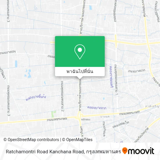 Ratchamontri Road Kanchana Road แผนที่